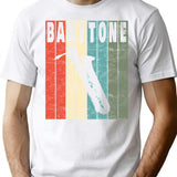 Vintage Baritone Saxophone T-Shirt for Men & Women, T-Shirts Graphic Tee - White