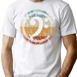 Vintage Bass Clef Bass Guitar Gift For Bass Player T-Shirt for Men & Women, T-Shirts Graphic Tee - White