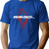Vintage Boxcar Racer T-Shirt Sticker Design T-Shirt T-Shirt for Men & Women, T-Shirts Graphic Tee - Blue