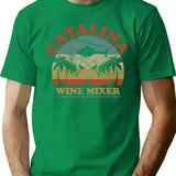 Vintage Catalina Wine Mixer T-Shirt for Men & Women, T-Shirts Graphic Tee - Green
