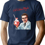 Vintage Cell Culture Media Ad T-Shirt for Men & Women, T-Shirts Graphic Tee - Navy