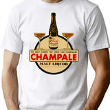 Vintage Champale Remix T-Shirt for Men & Women, T-Shirts Graphic Tee - White