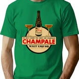Vintage Champale Remix T-Shirt for Men & Women, T-Shirts Graphic Tee - Green
