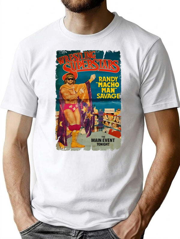 Vintage Comedy Retro Classic Actor 80S 90S Sport Wrestlers Wrestling 133 T-Shirt for Men & Women, T-Shirts Graphic Tee - White