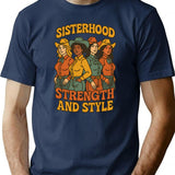 Vintage Cowgirls Club T-Shirt for Men & Women, T-Shirts Graphic Tee - Navy
