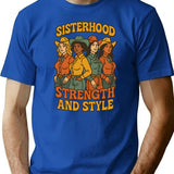 Vintage Cowgirls Club T-Shirt for Men & Women, T-Shirts Graphic Tee - Blue