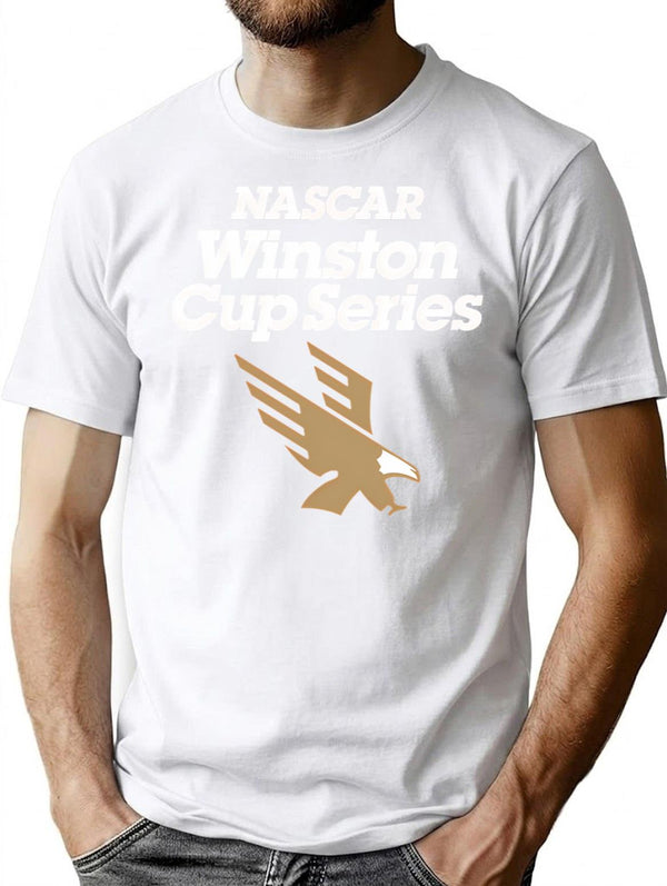 Vintage Cup Series T-Shirt for Men & Women, T-Shirts Graphic Tee - White