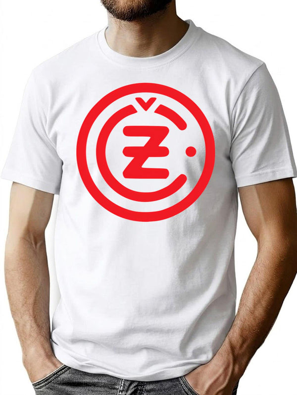 Vintage Cz Motorcycle Badge T-Shirt for Men & Women, T-Shirts Graphic Tee - White
