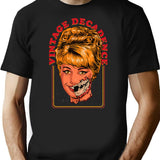 Vintage Decadence T-Shirt for Men & Women, T-Shirts Graphic Tee - Black