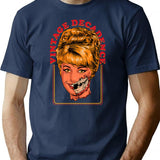 Vintage Decadence T-Shirt for Men & Women, T-Shirts Graphic Tee - Navy