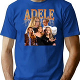 Vintage Dl T-Shirt for Men & Women, T-Shirts Graphic Tee - Blue