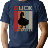 Vintage Duck Whisperer - Retro Duck Water Bird - Funny Duck Quote For A Duck Lover T-Shirt for Men & Women, T-Shirts Graphic Tee - Navy