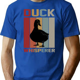 Vintage Duck Whisperer - Retro Duck Water Bird - Funny Duck Quote For A Duck Lover T-Shirt for Men & Women, T-Shirts Graphic Tee - Blue