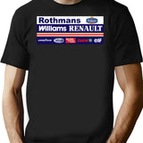 Vintage F1 T-Shirt for Men & Women, T-Shirts Graphic Tee - Black