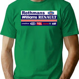 Vintage F1 T-Shirt for Men & Women, T-Shirts Graphic Tee - Green