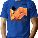 Vintage Funk Music T-Shirt for Men & Women, T-Shirts Graphic Tee - Blue