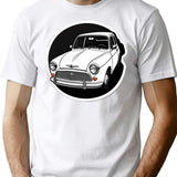 Vintage Funny Car T-Shirt for Men & Women, T-Shirts Graphic Tee - White