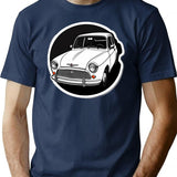 Vintage Funny Car T-Shirt for Men & Women, T-Shirts Graphic Tee - Navy