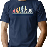 Vintage Funny Lawn Bowls Evolution Of Man Essential T-Shirt for Men & Women, T-Shirts Graphic Tee - Navy