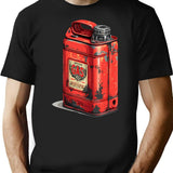 Vintage Gas Can T-Shirt for Men & Women, T-Shirts Graphic Tee - Black