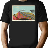 Vintage Geology And Meteorology Diagram (1893) T-Shirt for Men & Women, T-Shirts Graphic Tee - Black