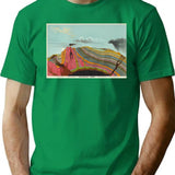 Vintage Geology And Meteorology Diagram (1893) T-Shirt for Men & Women, T-Shirts Graphic Tee - Green
