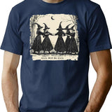 Vintage Girls Will Be Girls T-Shirt for Men & Women, T-Shirts Graphic Tee - Navy