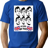 Vintage Gordon Brown T-Shirt for Men & Women, T-Shirts Graphic Tee - Blue