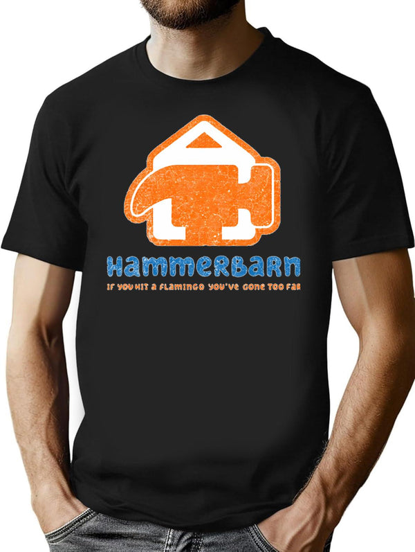 Vintage Hammerbarn 90S T-Shirt for Men & Women, T-Shirts Graphic Tee - Black
