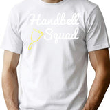 Vintage Handbell Squad Players Choir Director Print T-Shirt for Men & Women, T-Shirts Graphic Tee - White