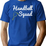 Vintage Handbell Squad Players Choir Director Print T-Shirt for Men & Women, T-Shirts Graphic Tee - Blue