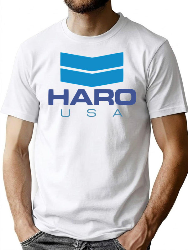 Vintage Haro Bmx Logo T-Shirt for Men & Women, T-Shirts Graphic Tee - White