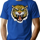 Vintage Heihachi Tiger T-Shirt for Men & Women, T-Shirts Graphic Tee - Blue