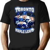 Vintage Hockey Shirt Design T-Shirt for Men & Women, T-Shirts Graphic Tee - Black