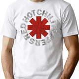 Vintage Hot Black T-Shirt for Men & Women, T-Shirts Graphic Tee - White