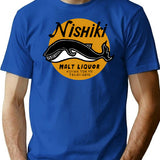 Vintage Japanese Malt Liquor T-Shirt for Men & Women, T-Shirts Graphic Tee - Blue