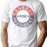Vintage Jfk Kennedy For President 1960 T-Shirt for Men & Women, T-Shirts Graphic Tee - White