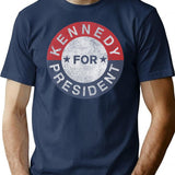 Vintage Jfk Kennedy For President 1960 T-Shirt for Men & Women, T-Shirts Graphic Tee - Navy