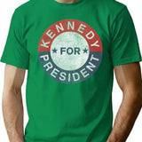 Vintage Jfk Kennedy For President 1960 T-Shirt for Men & Women, T-Shirts Graphic Tee - Green