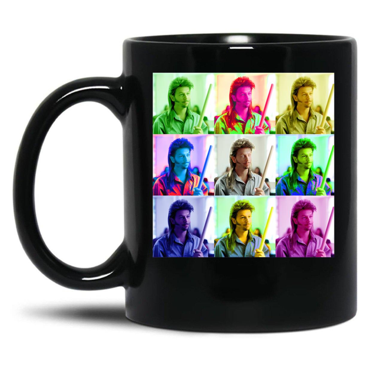 Vintage Joe Dirt Collage Fans Men Women Black Coffee Mug