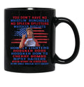 Vintage Joe Dirt Merica 4Th July Hommage Quotes Movie Patriotic Independence Day Black Coffee Mug - Black