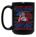 Vintage Joe Dirt Merica 4Th July Hommage Quotes Movie Patriotic Independence Day Black Coffee Mug