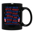 Vintage Joe Dirt Merica 4Th July Quotes Movie Fireworks Patriotic Independence Day Black Coffee Mug - Black