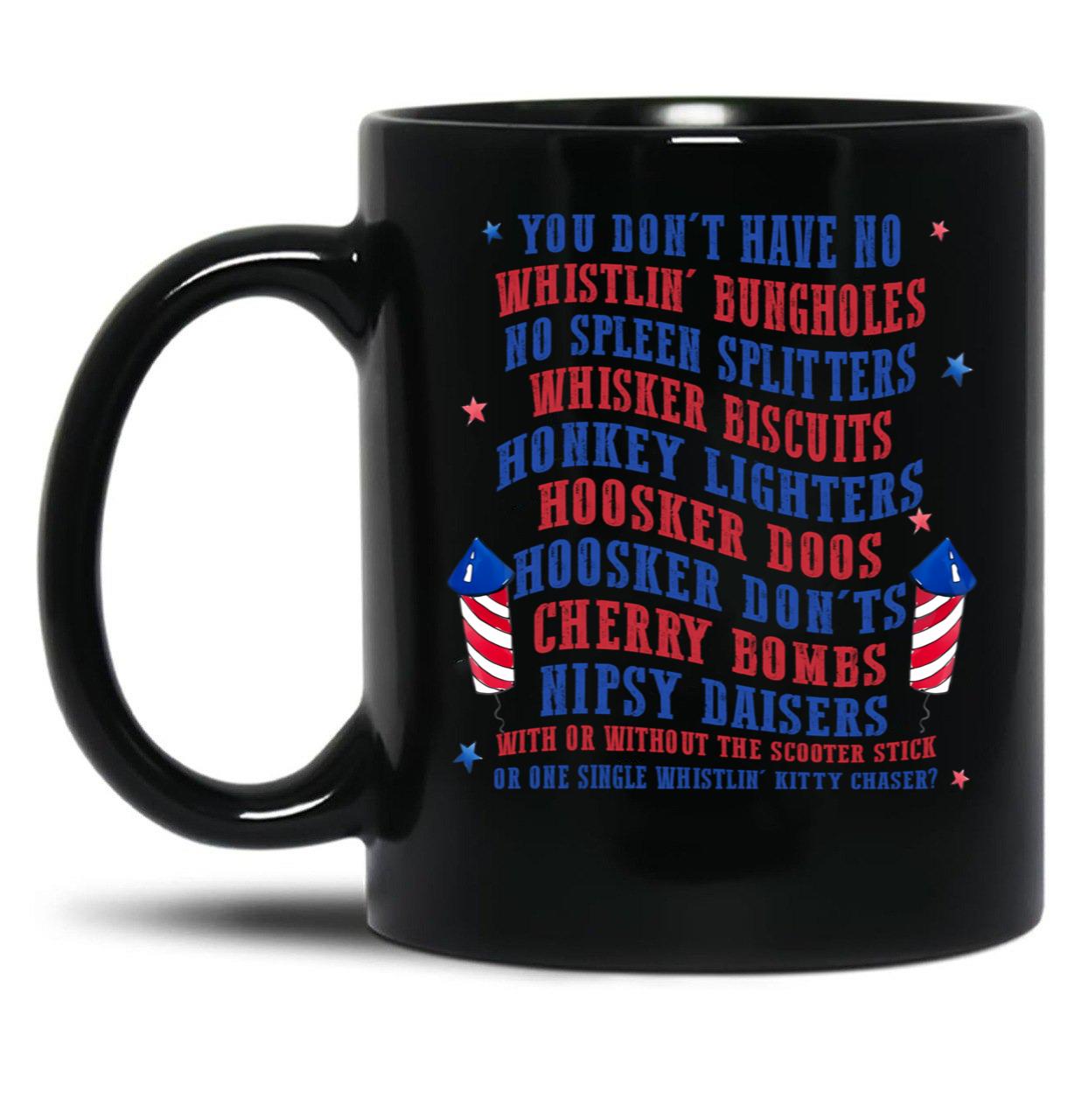Vintage Joe Dirt Merica 4Th July Quotes Movie Fireworks Patriotic Independence Day Black Coffee Mug