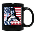 Vintage Joe Dirt Merica 4Th Of July America Merch Black Coffee Mug - Black