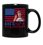 Vintage Joe Dirt Merica Fourth Of July Usa America Lifes A Garden Dig It Black Coffee Mug - Black