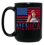 Vintage Joe Dirt Merica Fourth Of July Usa America Lifes A Garden Dig It Black Coffee Mug