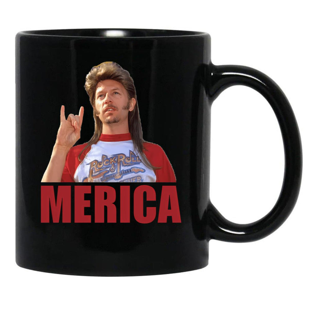Vintage Joe Dirt Merica Fourth Of July Usa Funny Lifes A Garden Dig It Keep On Keepin Black Coffee Mug - Black