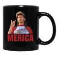 Vintage Joe Dirt Merica Fourth Of July Usa Funny Lifes A Garden Dig It Keep On Keepin Black Coffee Mug - Black