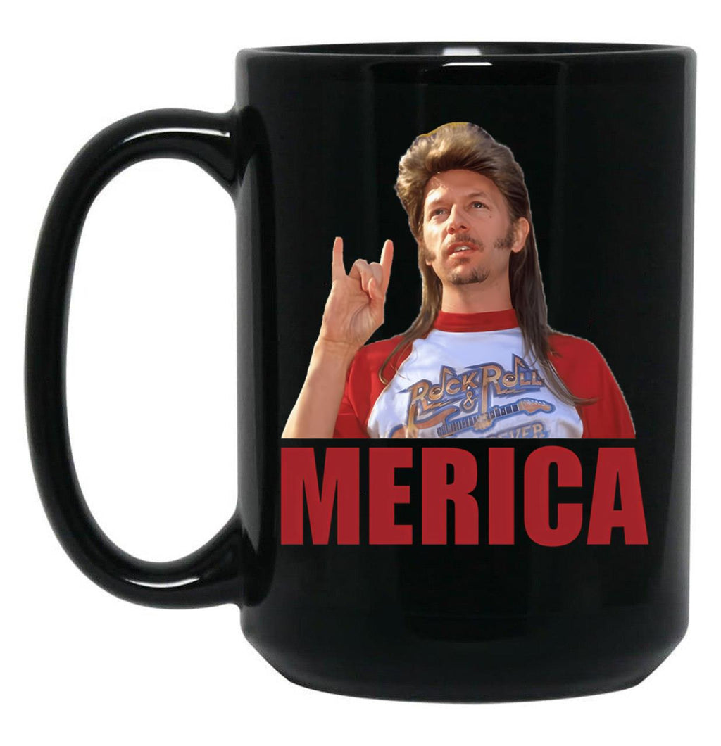 Vintage Joe Dirt Merica Fourth Of July Usa Funny Lifes A Garden Dig It Keep On Keepin Black Coffee Mug